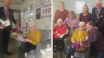 100th birthday celebrations at Bannockburn care home